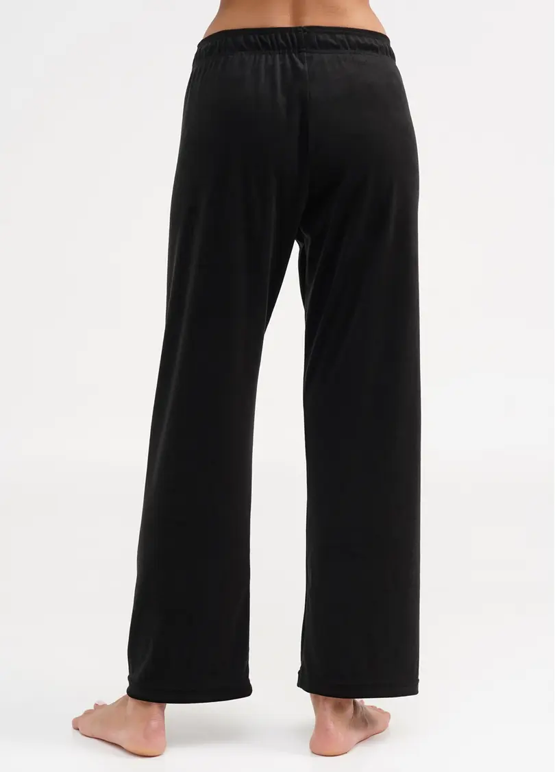 Велюрові штани вільного крою SOFT WINTER 4311/080 black (чорний)