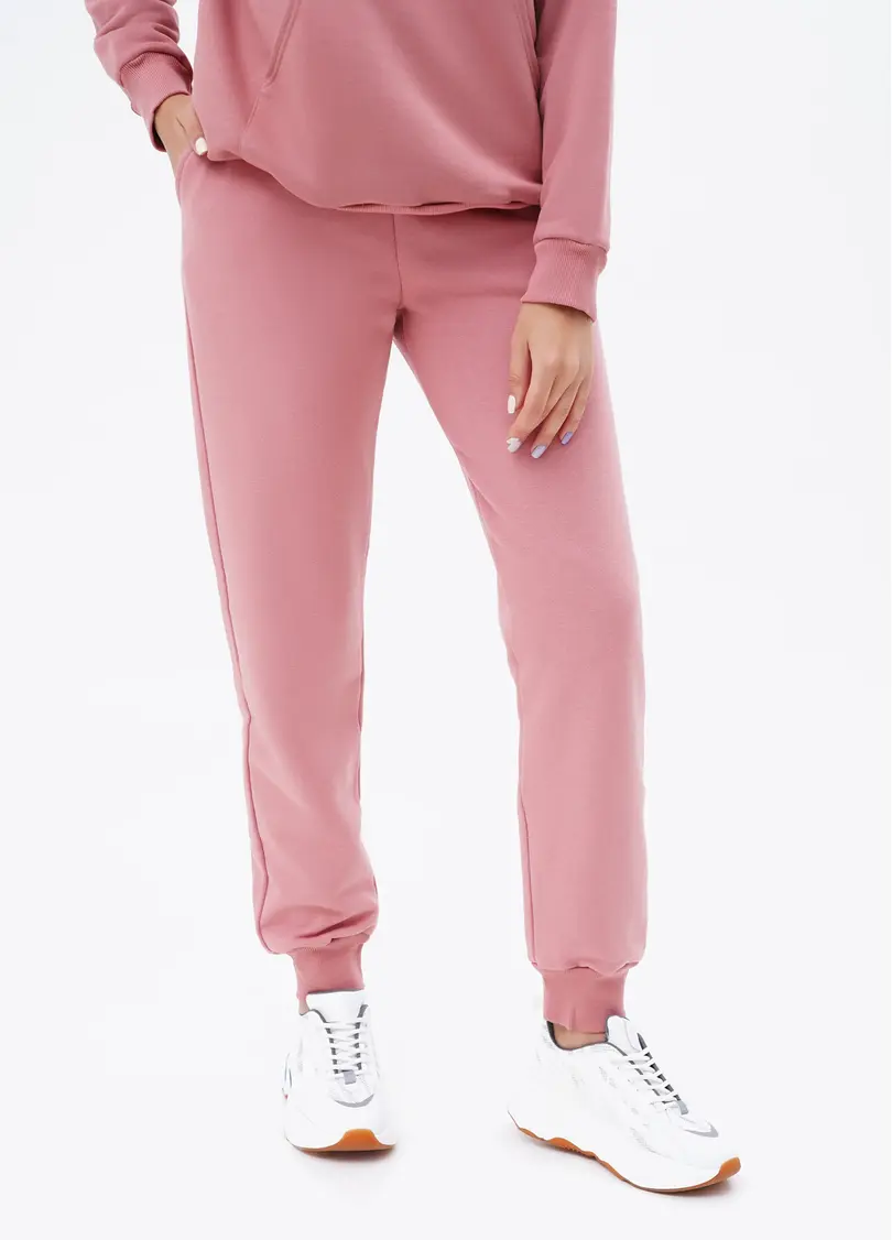 Штани-джогери з бавовни SPORT PANTS 4305/160 french rose (рожевий)