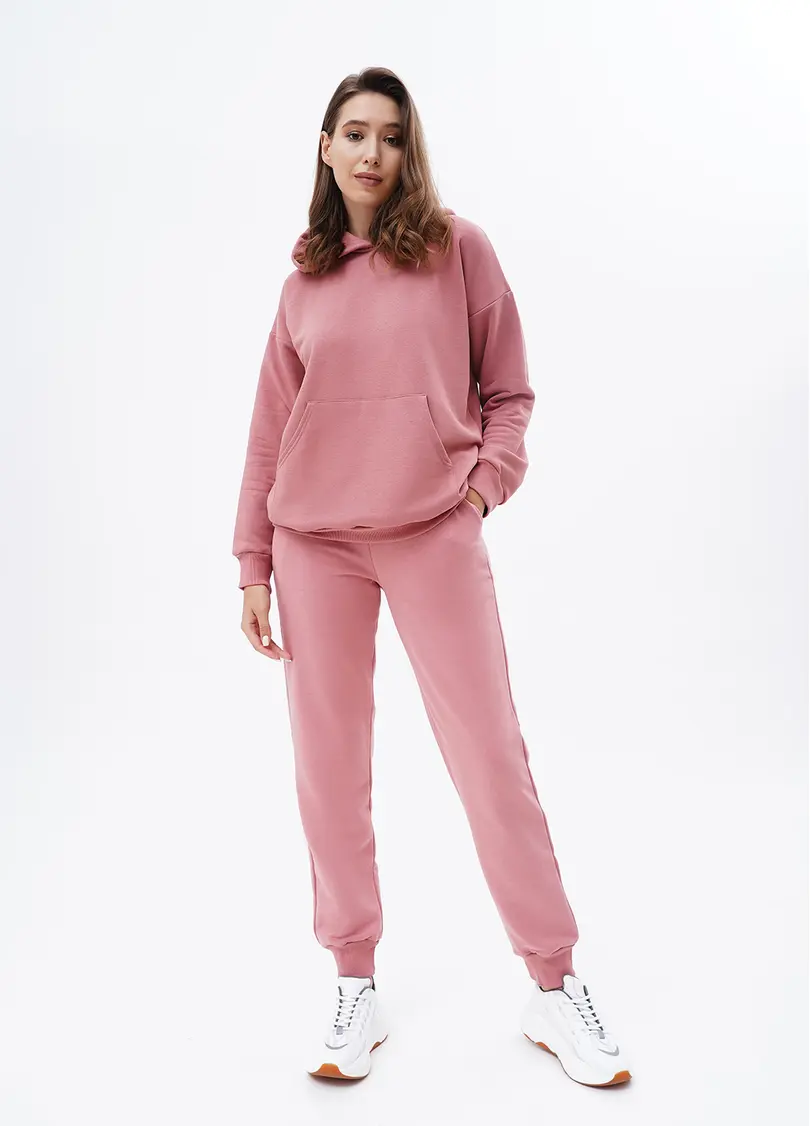 Штани-джогери з бавовни SPORT PANTS 4305/160 french rose (рожевий)