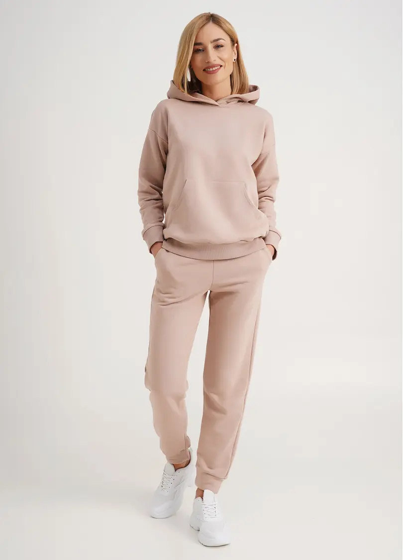 Штани-джогери з бавовни SPORT PANTS 4305/160 mokko (бежевий)