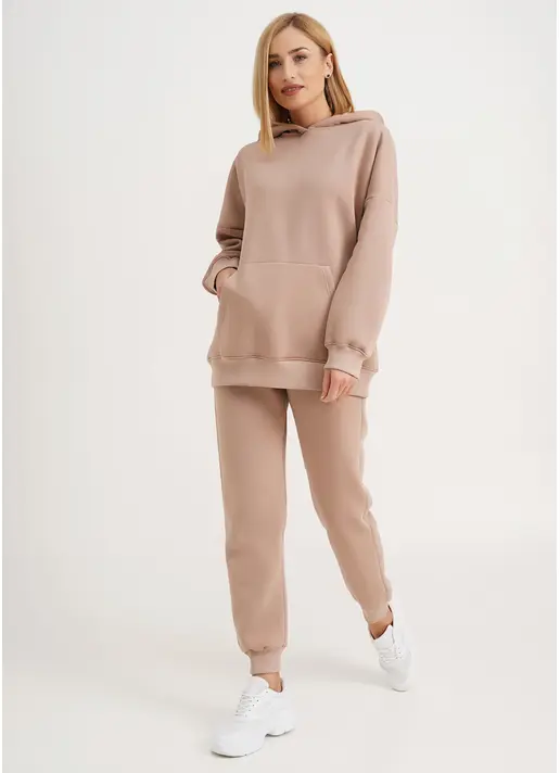 Спортивні штани на флісі SPORT STYLE 4305/170 beige (бежевий)