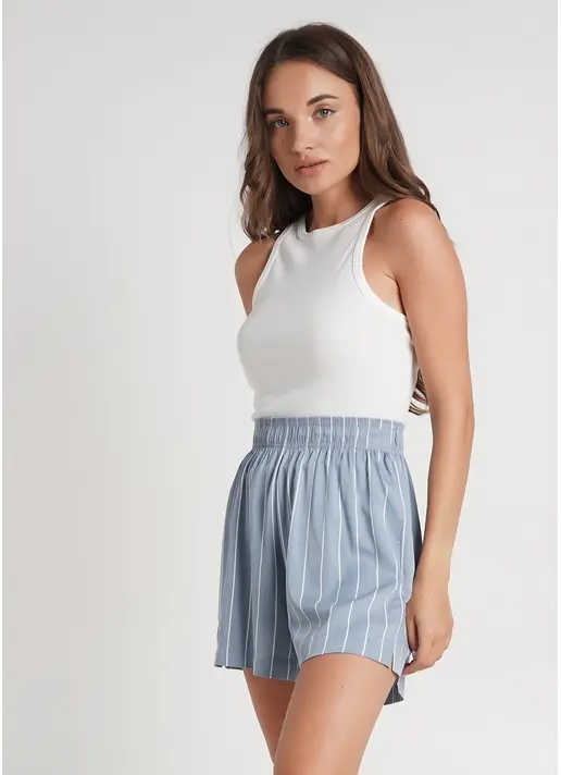 Шорти в смужку SPRING FLOWERS 4212/040 blue/stripe (блакитний)