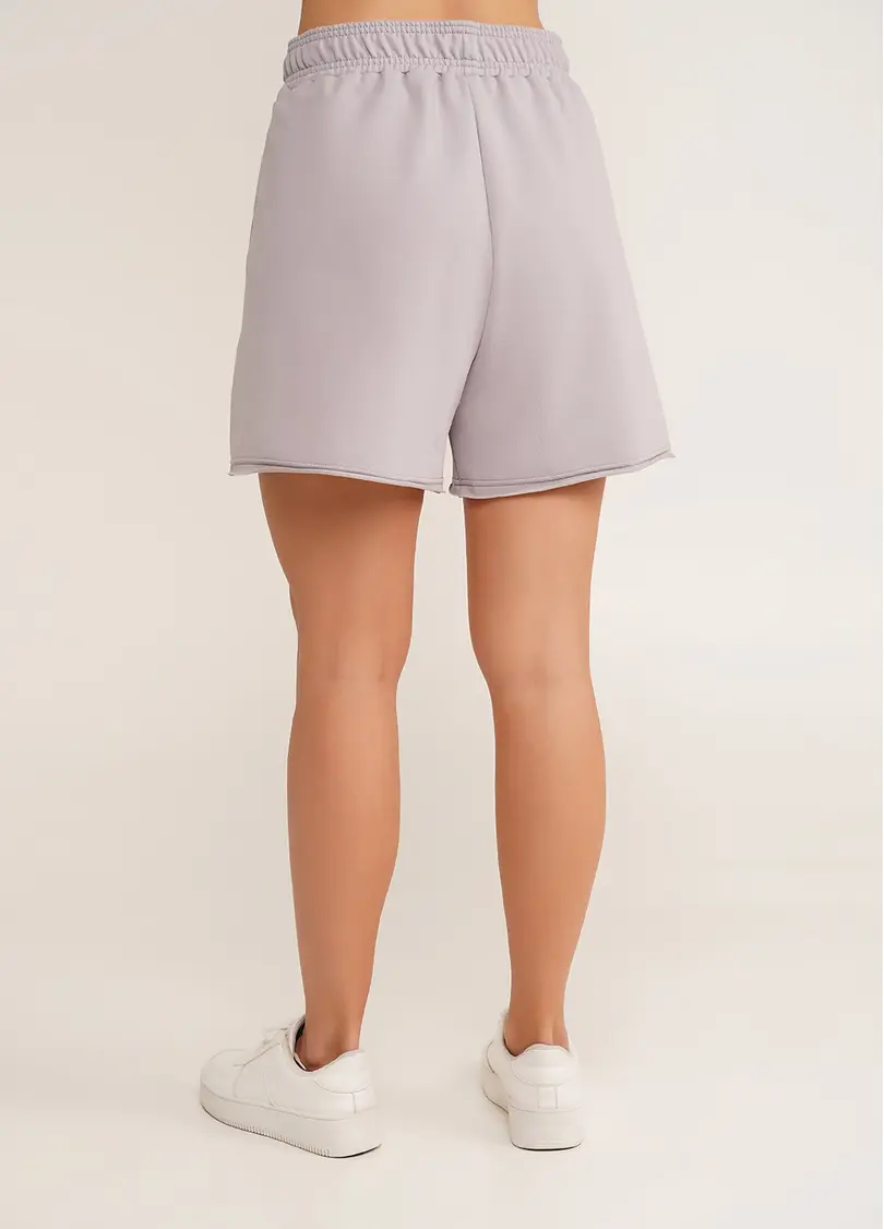 Шорти бавовняні з необробленим краєм STREET STYLE 4204/180 light grey (сірий)