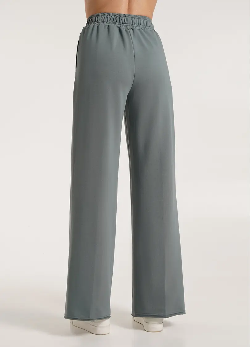 Спортивні штани широкі STREET STYLE 4306/180 dark mint (зелений)