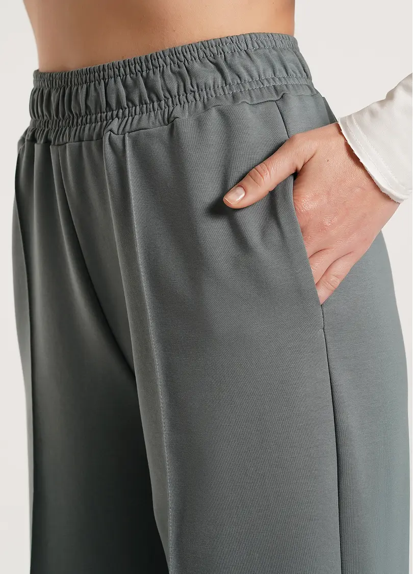 Спортивні штани широкі STREET STYLE 4306/180 dark mint (зелений)