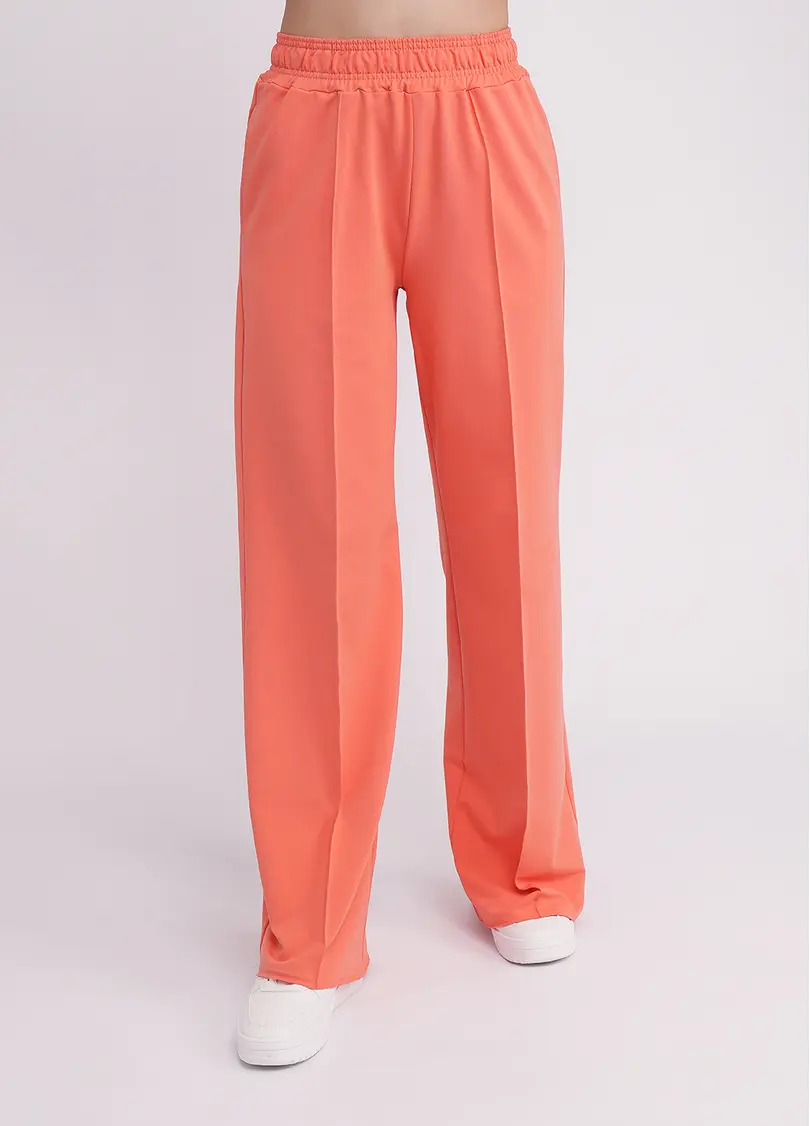 Спортивні штани широкі STREET STYLE 4306/180 dried carrot (помаранчевий)