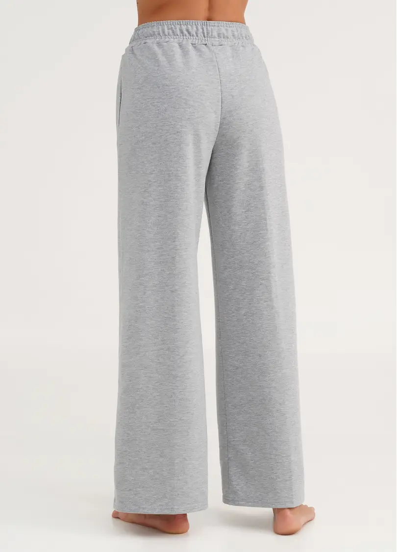 Спортивні штани широкі STREET STYLE 4306/180 light grey melange (сірий)