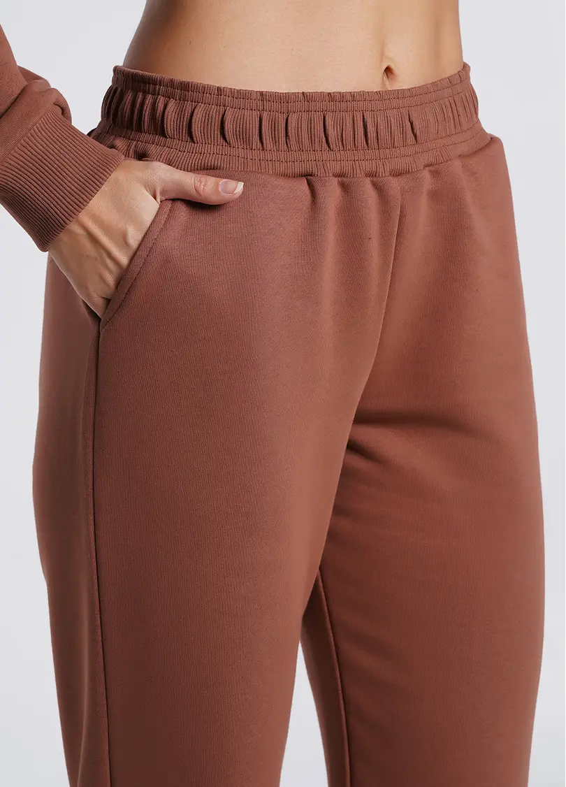 Спортивні штани з трьохнитки STREET STYLE 4330/160 cappuccino (коричневий)