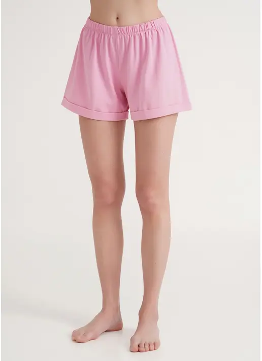 Шорти з бавовни з підворотами STRONG 4215/010 pink (рожевий)