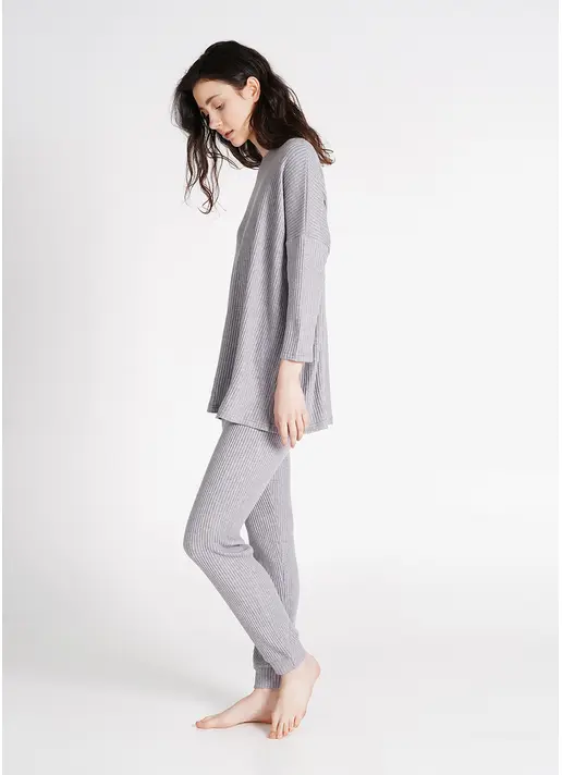 Штани на манжетах рубчик WARMLY TOUCH 4308/150 grey (сірий)