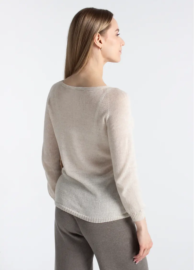 Тонкий джемпер з шерсті меріноса FREYJA 4419/230 grey (сірий)