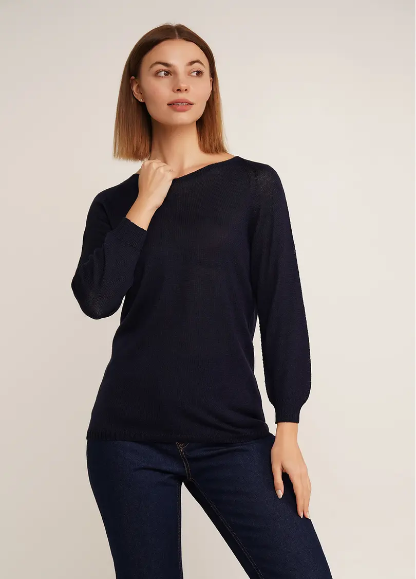 Джемпер з рукавами 3/4 FREYJA KNT 4419/230 navy (синій)