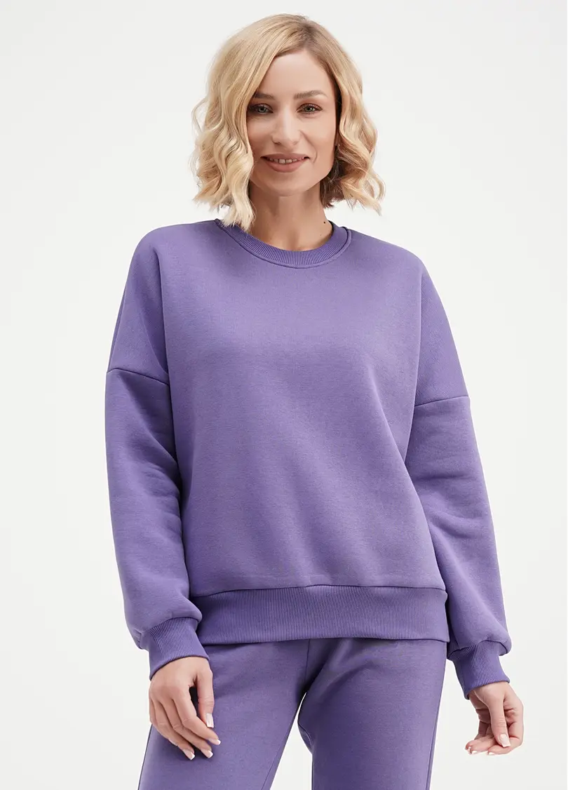 Світшот на флісі SPORT STYLE 4413/170 plum (фіолетовий)