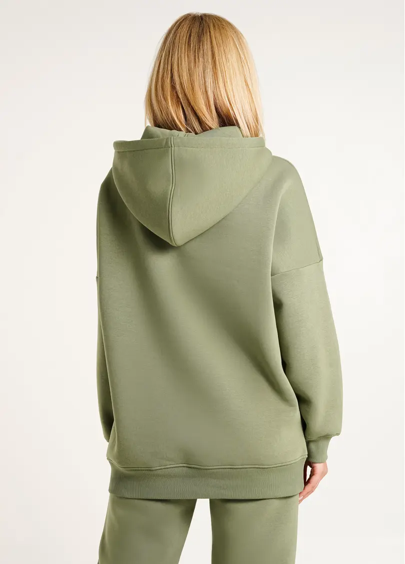 Худі на флісі SPORT STYLE 4414/170 olive (зелений)