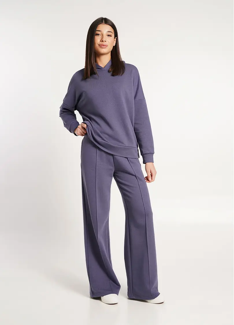 Бавовняне худі STREET STYLE 4424/160 jeans (фіолетовий)