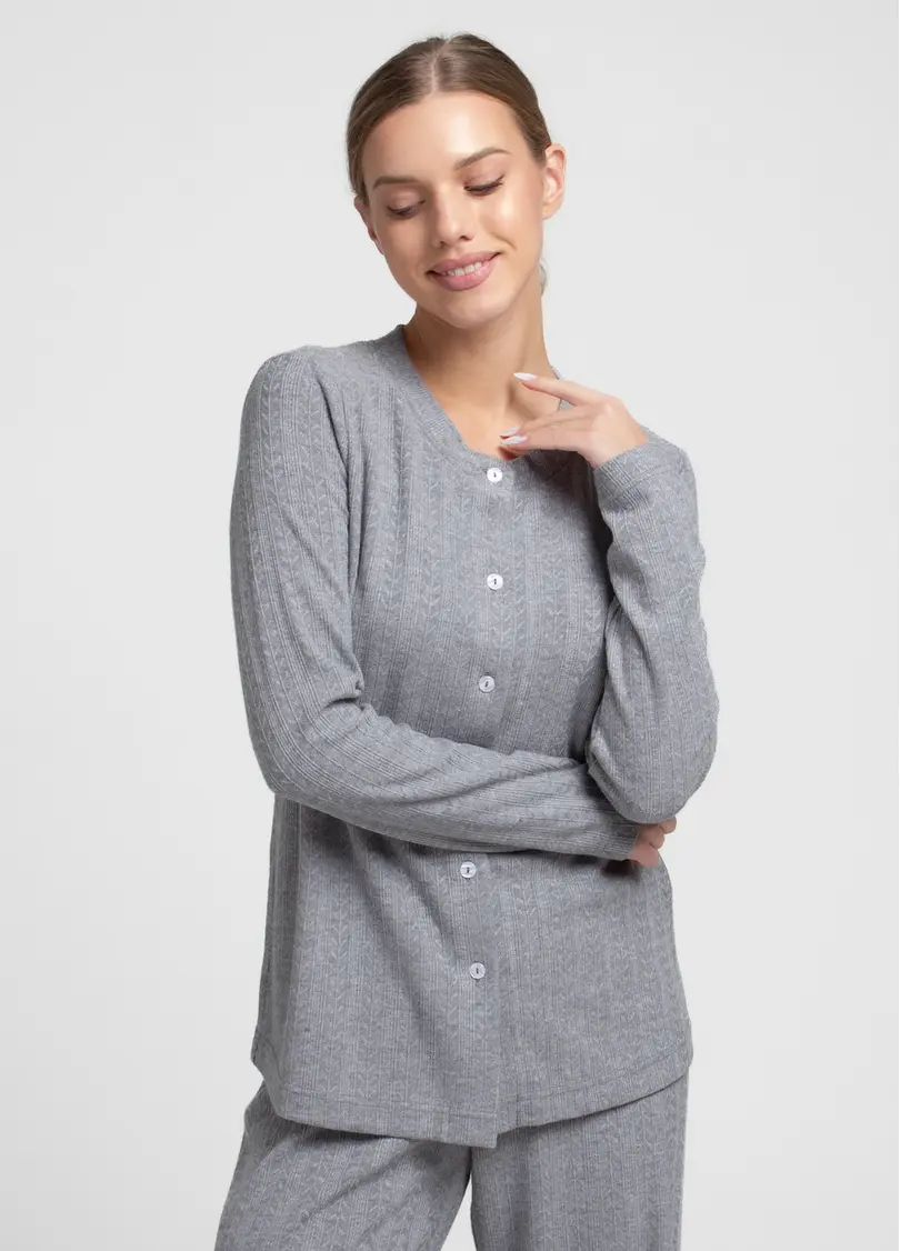 Трикотажна кофта SWAGGIT 4505/280 grey (сірий)