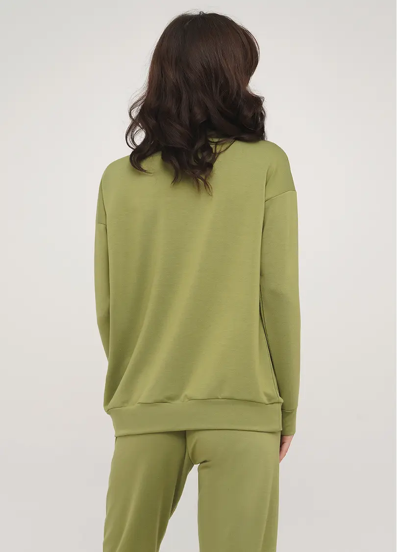 Жіночий спортивний світшот SWEATSHIRT SPORT 4408/010 (хакі)