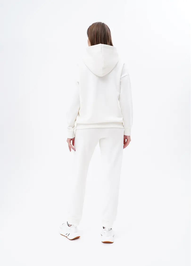 Базове худі з щільної бавовни SWEATSHIRT SPORT 4409/160 milk (білий)