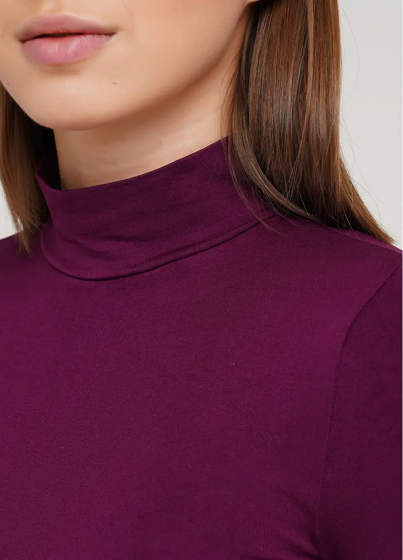 Водолазка з коміром безшовна LUPETTO MANICA LUNGA magenta purple (фіолетовий)