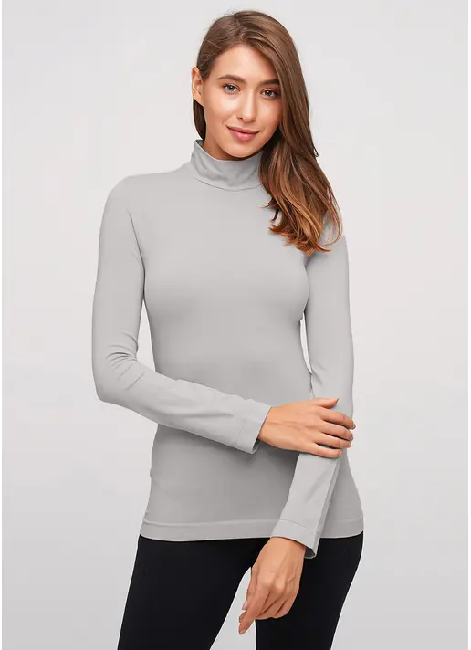 Водолазка з коміром безшовна LUPETTO MANICA LUNGA ultimate grey (сірий) Водолазка з коміром безшовна LUPETTO MANICA LUNGA ultimate grey (сірий)