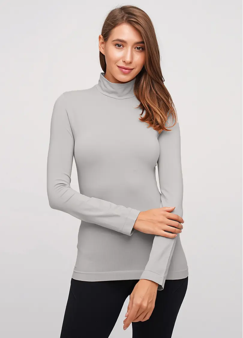 Водолазка з коміром безшовна LUPETTO MANICA LUNGA ultimate grey (сірий)
