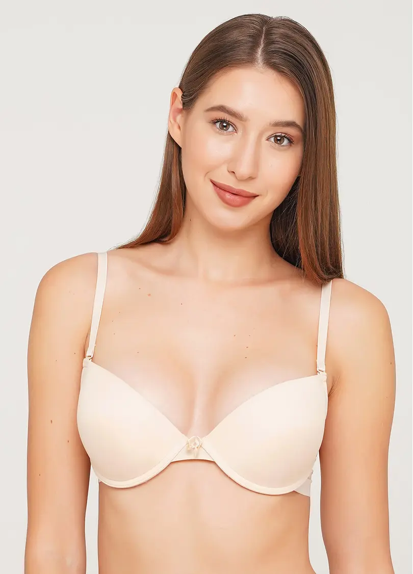 Базовий бюстгальтер з push-up Allegra 1143/20 (бежевий)
