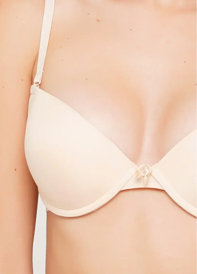 Базовий бюстгальтер з push-up Allegra 1143/20 (бежевий)