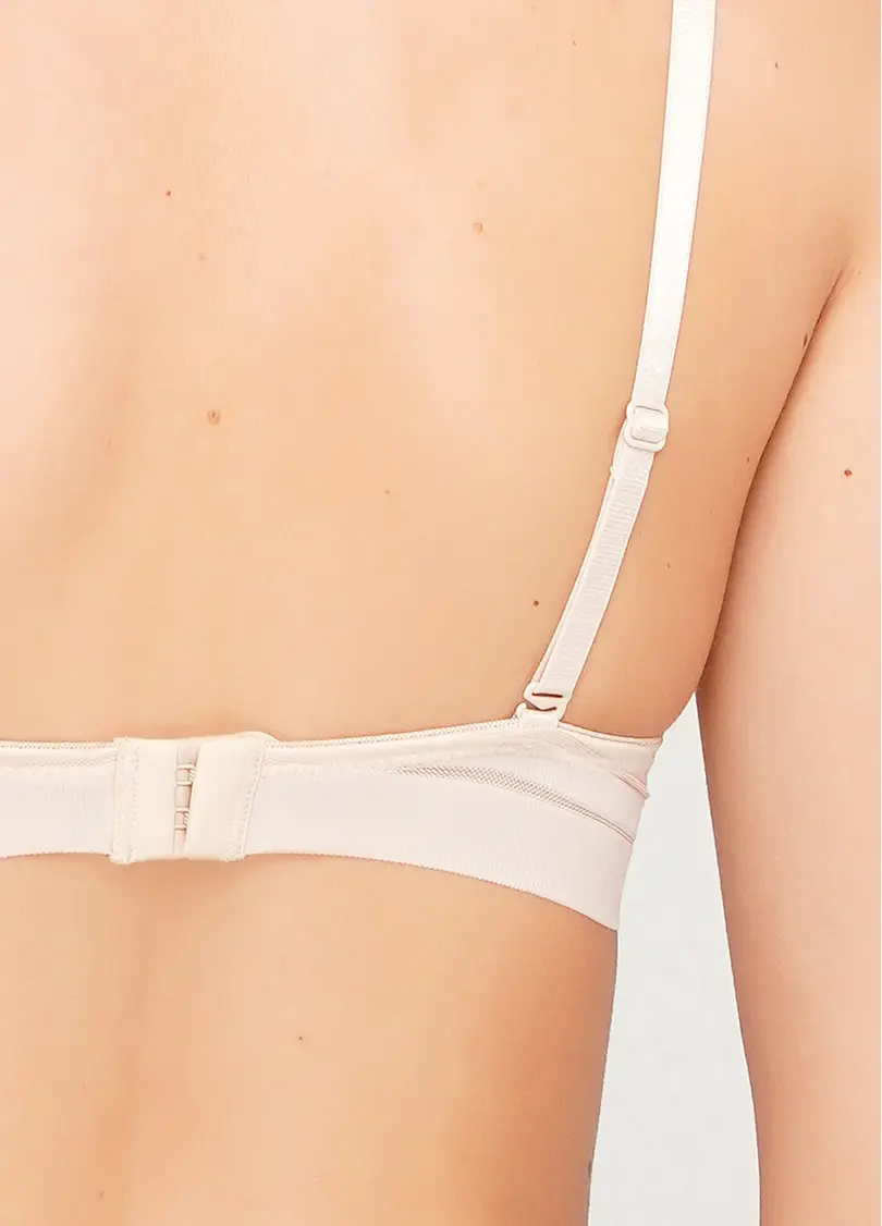 Базовий бюстгальтер з push-up Allegra 1143/20 (бежевий)