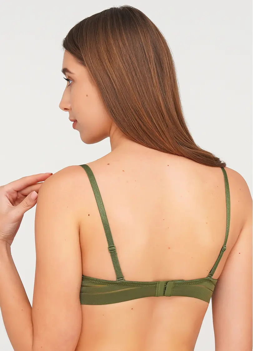 Базовий бюстгальтер з push-up Allegra 1143/20 (зелений)