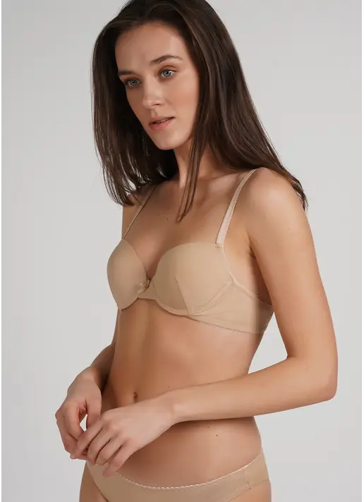 Бюстгальтер з бавовни Basic cotton 1106/60 beige (бежевий) Бюстгальтер з бавовни Basic cotton 1106/60 beige (бежевий)
