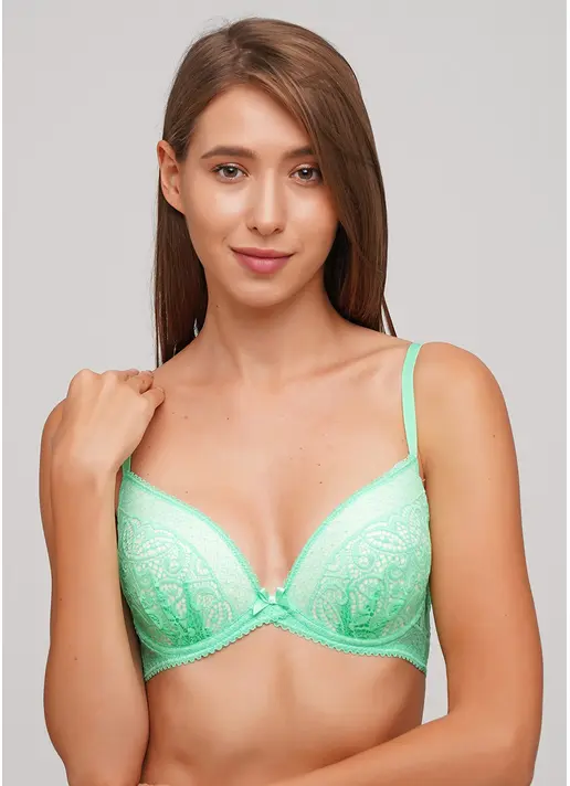 Бюстгальтер з push-up Donna 1112/31 (зелений) Бюстгальтер з push-up Donna 1112/31 (зелений)