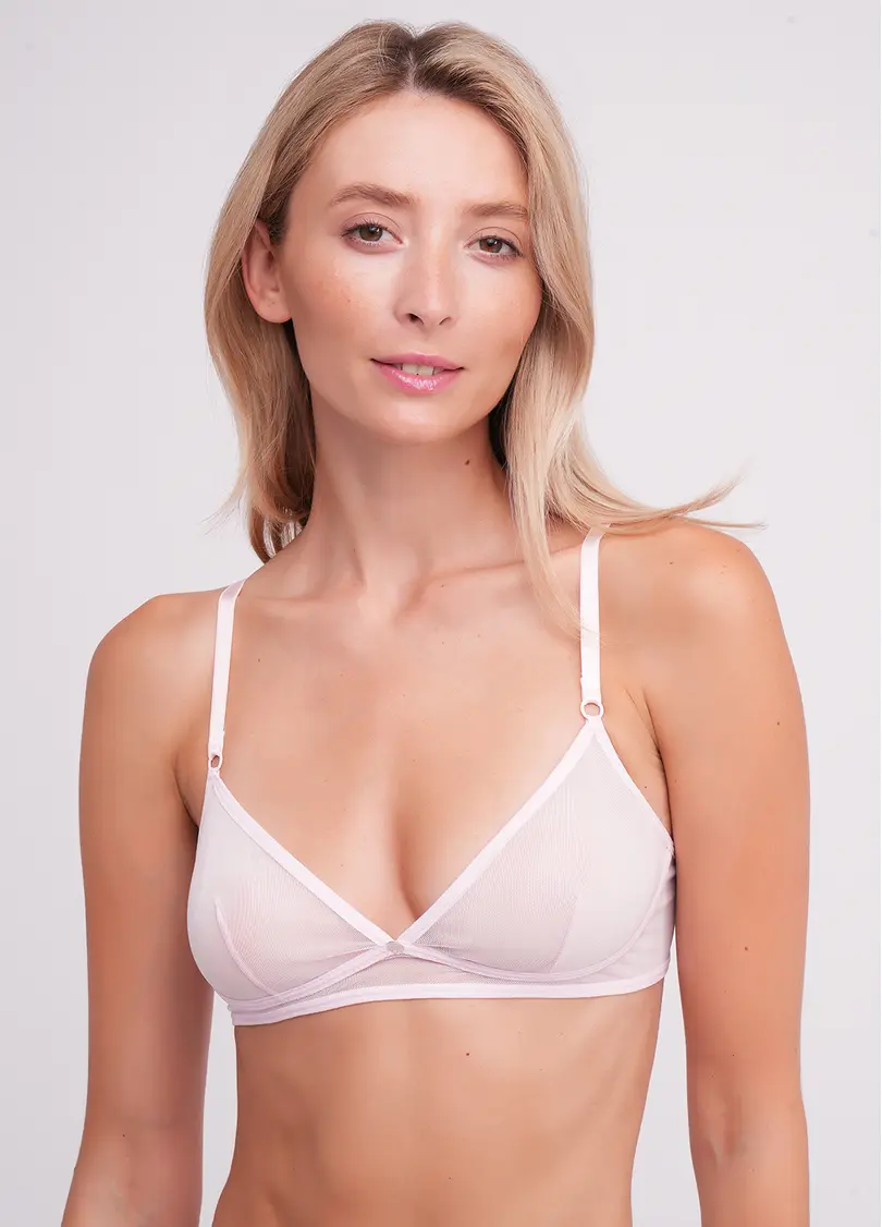 Бюстгальтер бралет Glam 1611/40 pale lilac (рожевий)