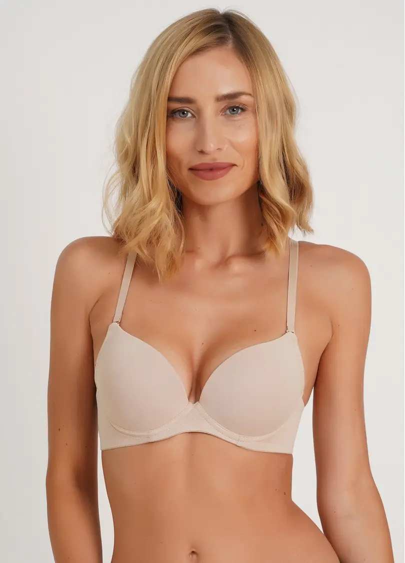 Бюстгальтер з подвійним push-up L1503A0 (бежевий)