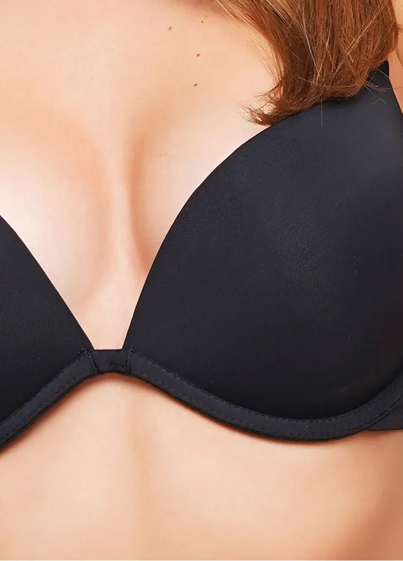 Бюстгальтер з подвійним push-up формованої чашки L1505A0 (чорний)