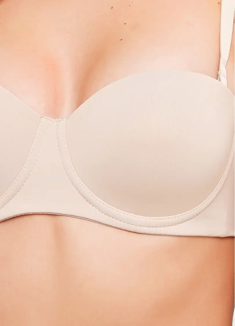 Бюстгальтер балконет з push-up L1512A0 (бежевий)