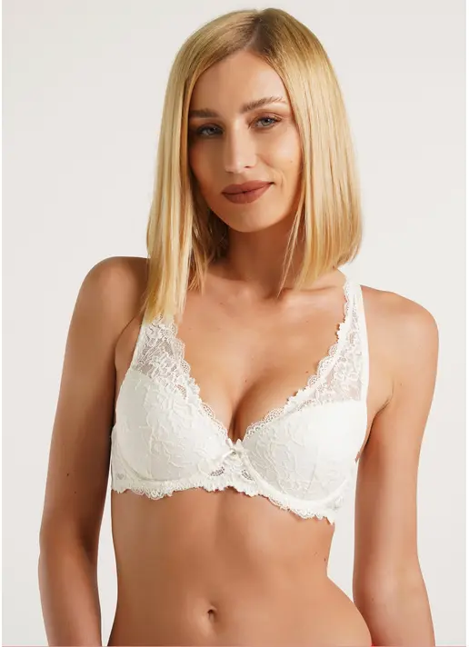 Бюстгальтер з трикутними чашками Letizia 1242/41N1 whisper white (білий)