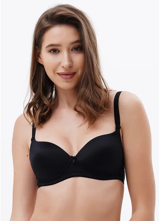 Бюстгальтер з мікрофібри без Push-up Luwa 1503/20 black (чорний) Бюстгальтер з мікрофібри без Push-up Luwa 1503/20 black (чорний)