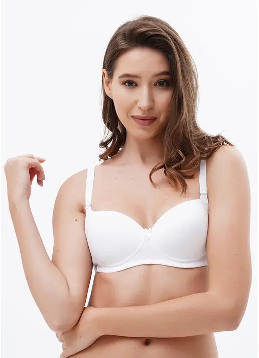 Бюстгальтер з мікрофібри без Push-up Luwa 1503/20 white (білий) Бюстгальтер з мікрофібри без Push-up Luwa 1503/20 white (білий)