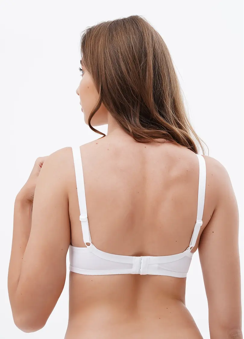 Бюстгальтер з мікрофібри без Push-up Luwa 1503/20 white (білий)