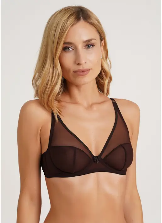 Бюстгальтер з м'якою трикутною чашкою Orchid blom 1602/40 chocolate (коричневий) Бюстгальтер з м'якою трикутною чашкою Orchid blom 1602/40 chocolate (коричневий)