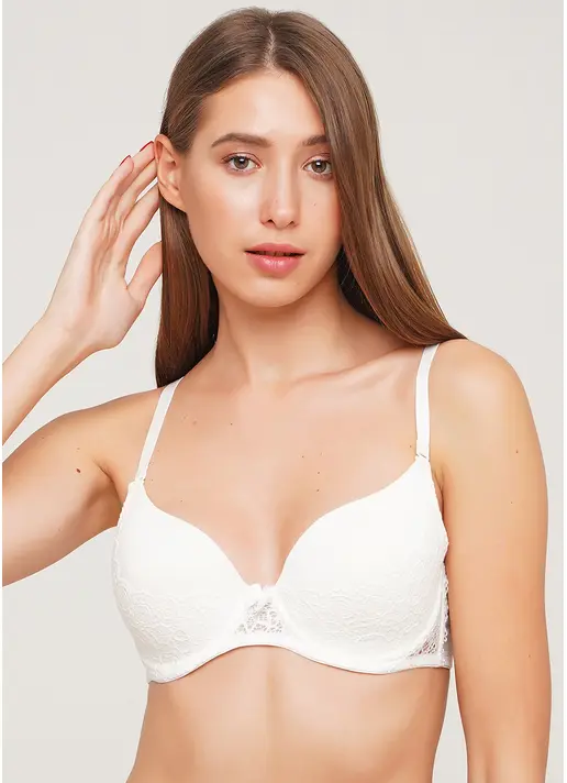 Бюстгальтер з формованою чашкою без push-up Patrizia 1133/21 (білий)