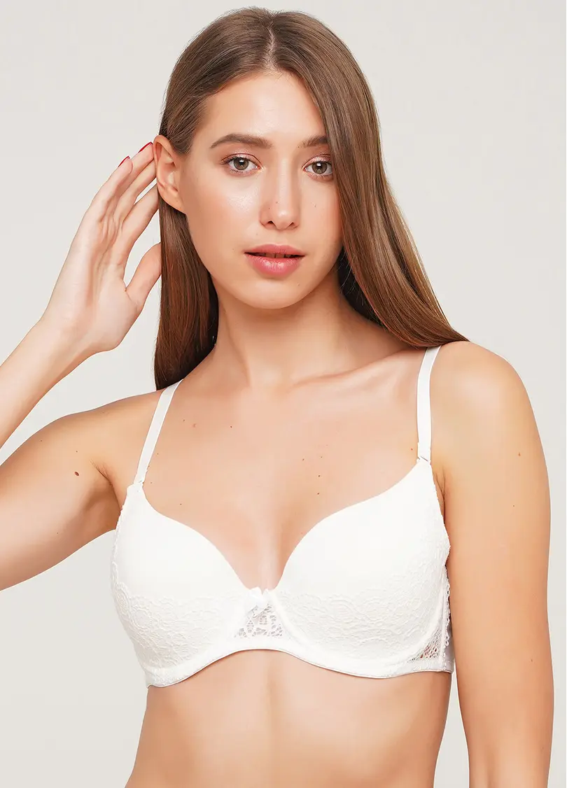 Бюстгальтер з формованою чашкою без push-up Patrizia 1133/21 (білий)