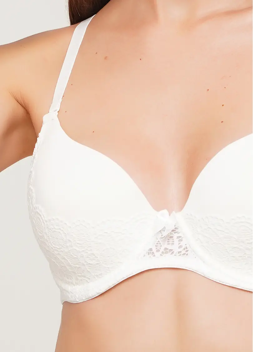 Бюстгальтер з формованою чашкою без push-up Patrizia 1133/21 (білий)