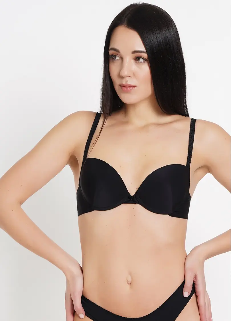 Бюстгальтер з гладкої мікрофібри Soft micro 1106/20 black (чорний)