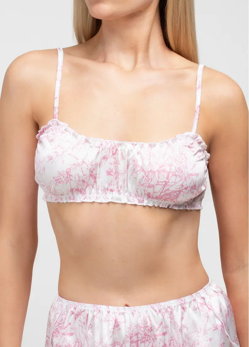 Шовковий бралет TOILE SILK 1618/100 (рожевий)
