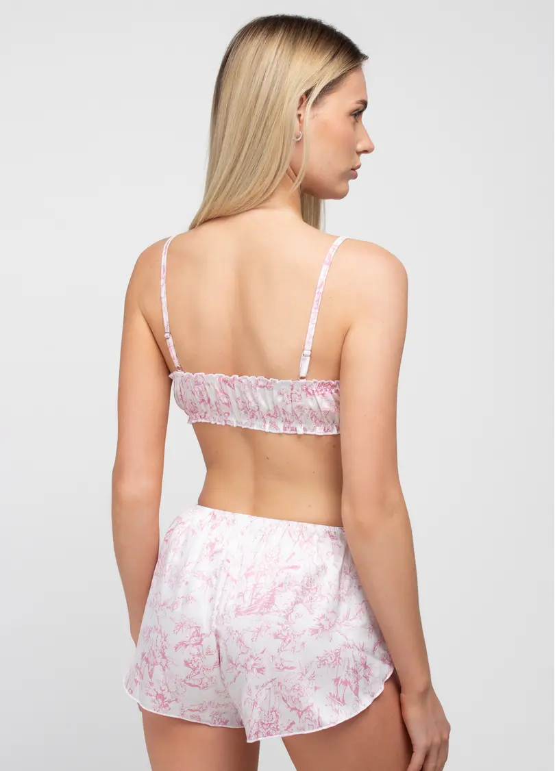 Шовковий бралет TOILE SILK 1618/100 (рожевий)