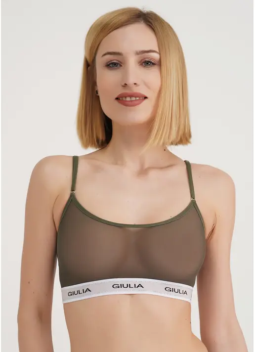 Топ-бралет з сітки TOP NET 4101/40 khaki (хакі) Топ-бралет з сітки TOP NET 4101/40 khaki (хакі)