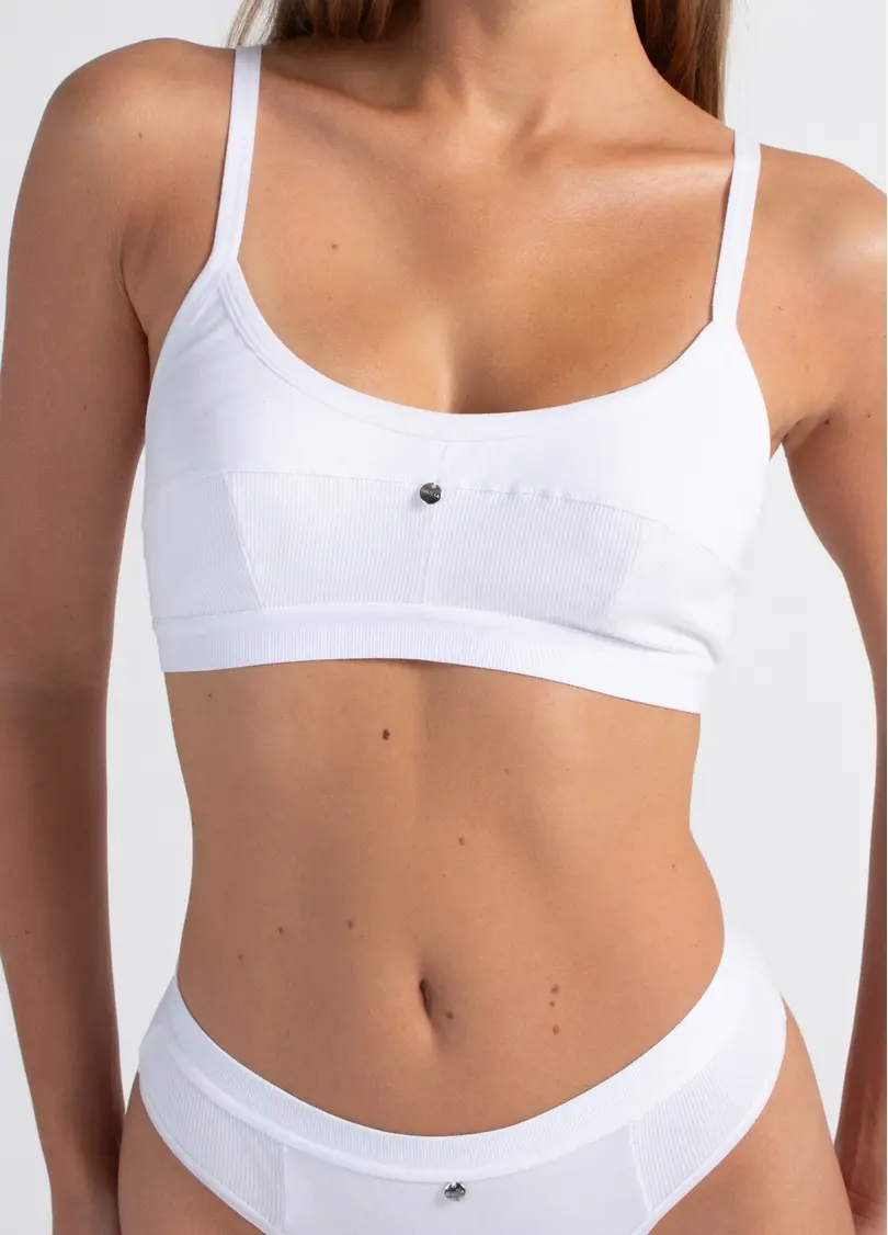 Бюстгальтер топ URBAN RIB 4109/60 white (білий)