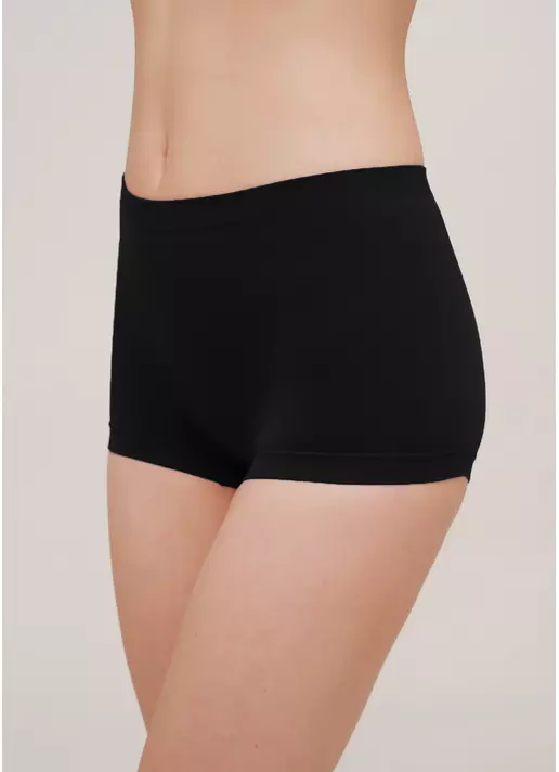 Труси-шортики безшовні BOXER BRIEFS black (чорний)