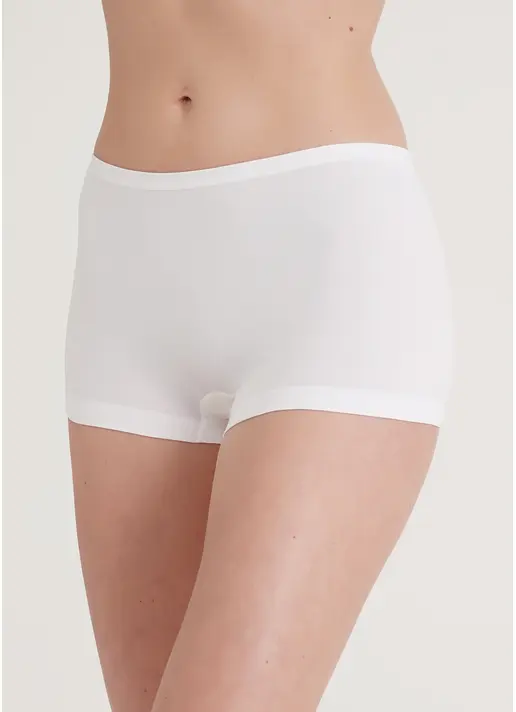 Труси-шортики безшовні BOXER BRIEFS white (білий)